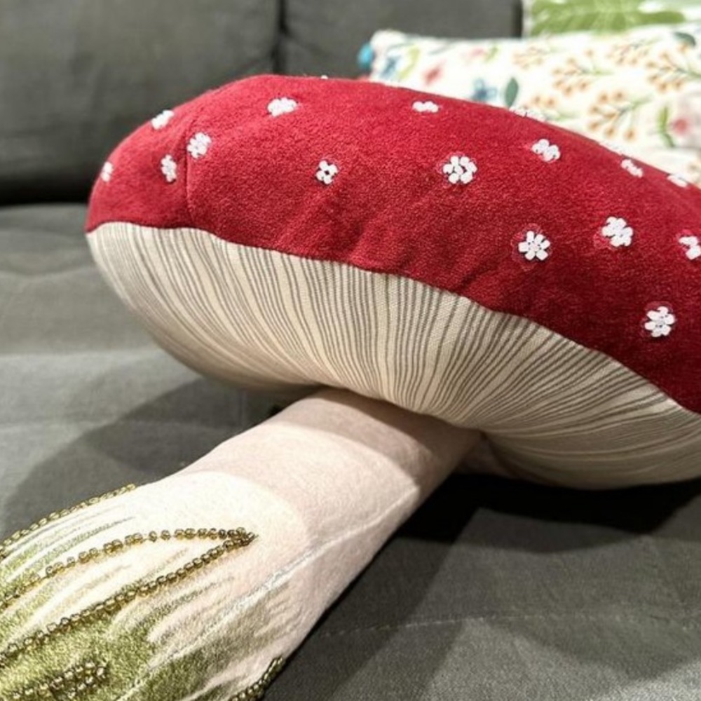 John Derian Mushroom Pillow 🍄 - Picture 5 of 16